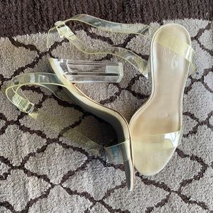 Mix No. 6 Clear Strap heels size 7